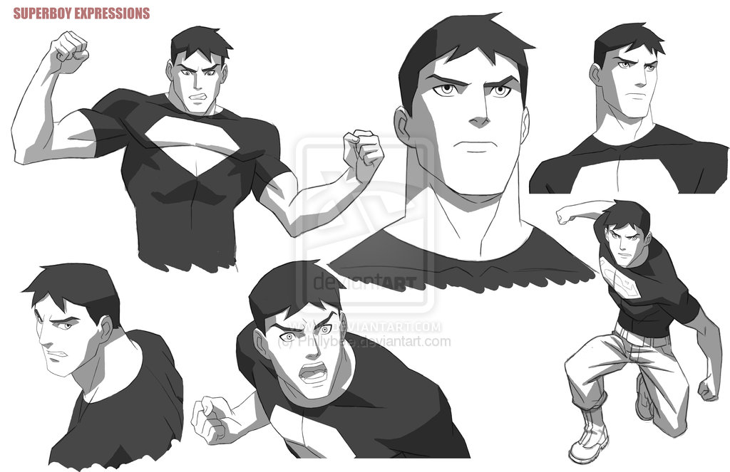 superboy young justice wallpaper