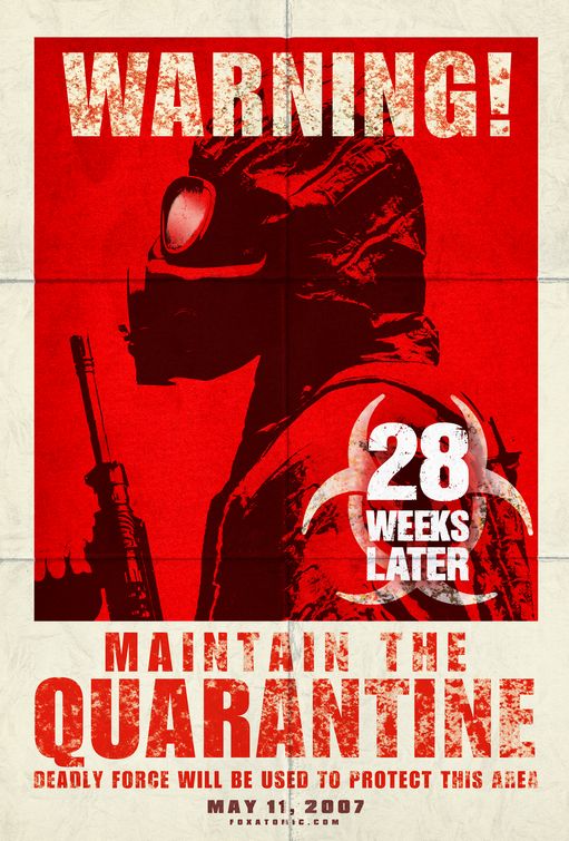 28 Weeks Later movie posters