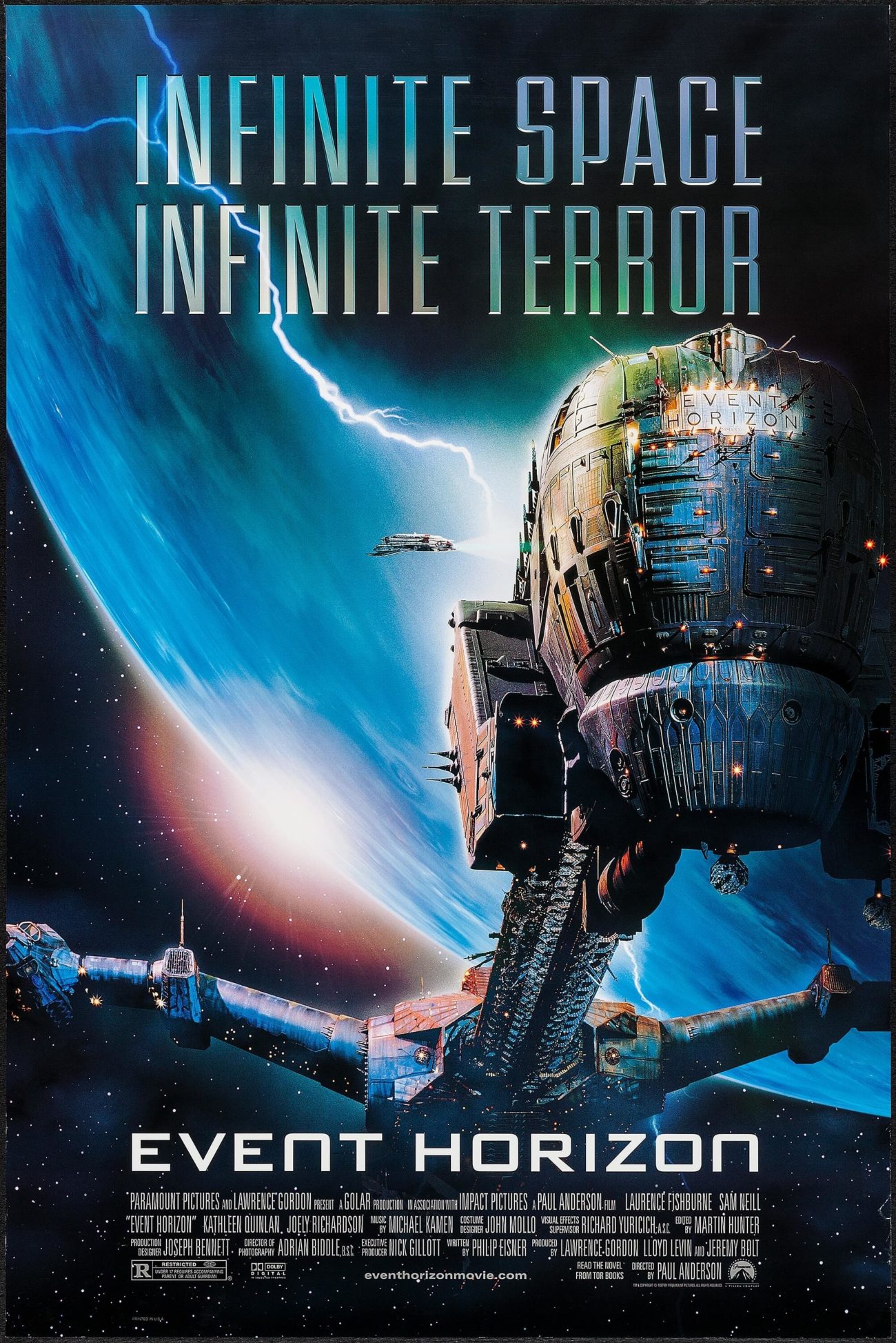 Event Horizon (1997) movie poster Dangerous Universe