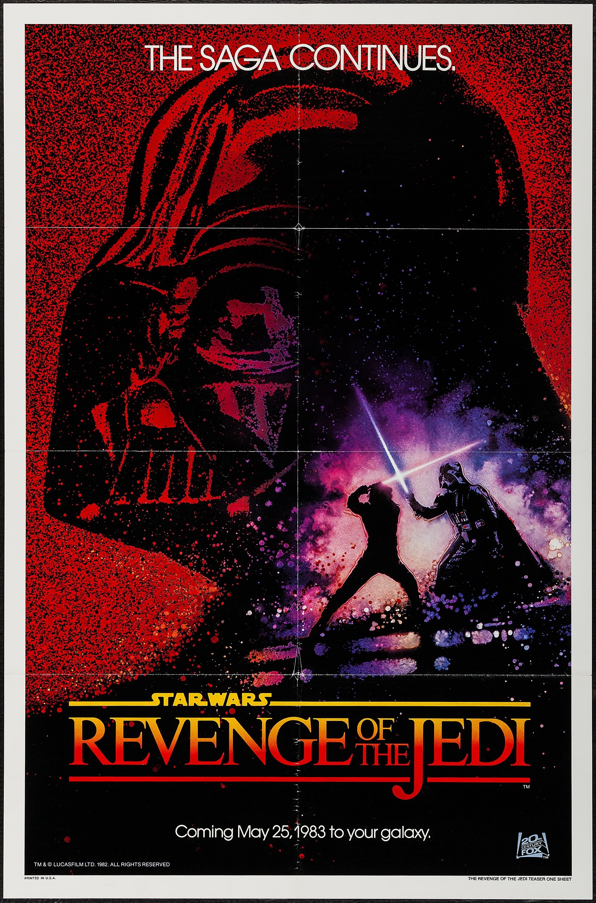 Return of the Jedi (Revenge of the Jedi) teaser poster Dangerous Universe