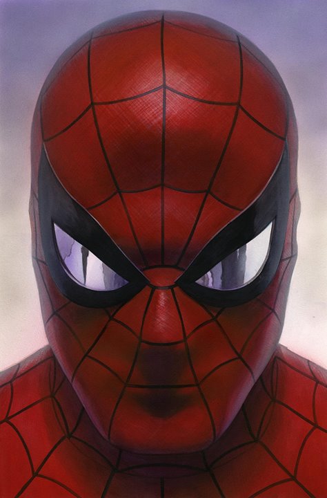 Alex Ross Spider-Man painting