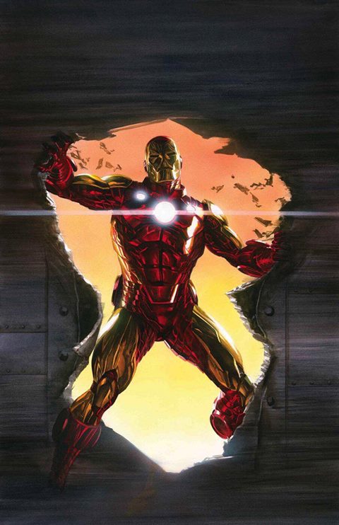 Alex Ross Iron Man painting