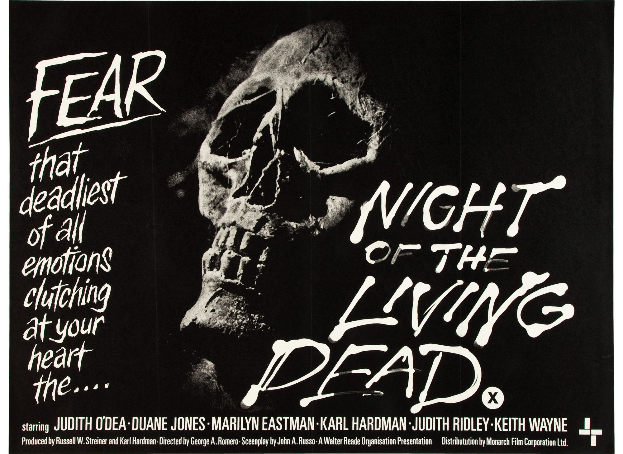 Night of the Living Dead British Quad poster