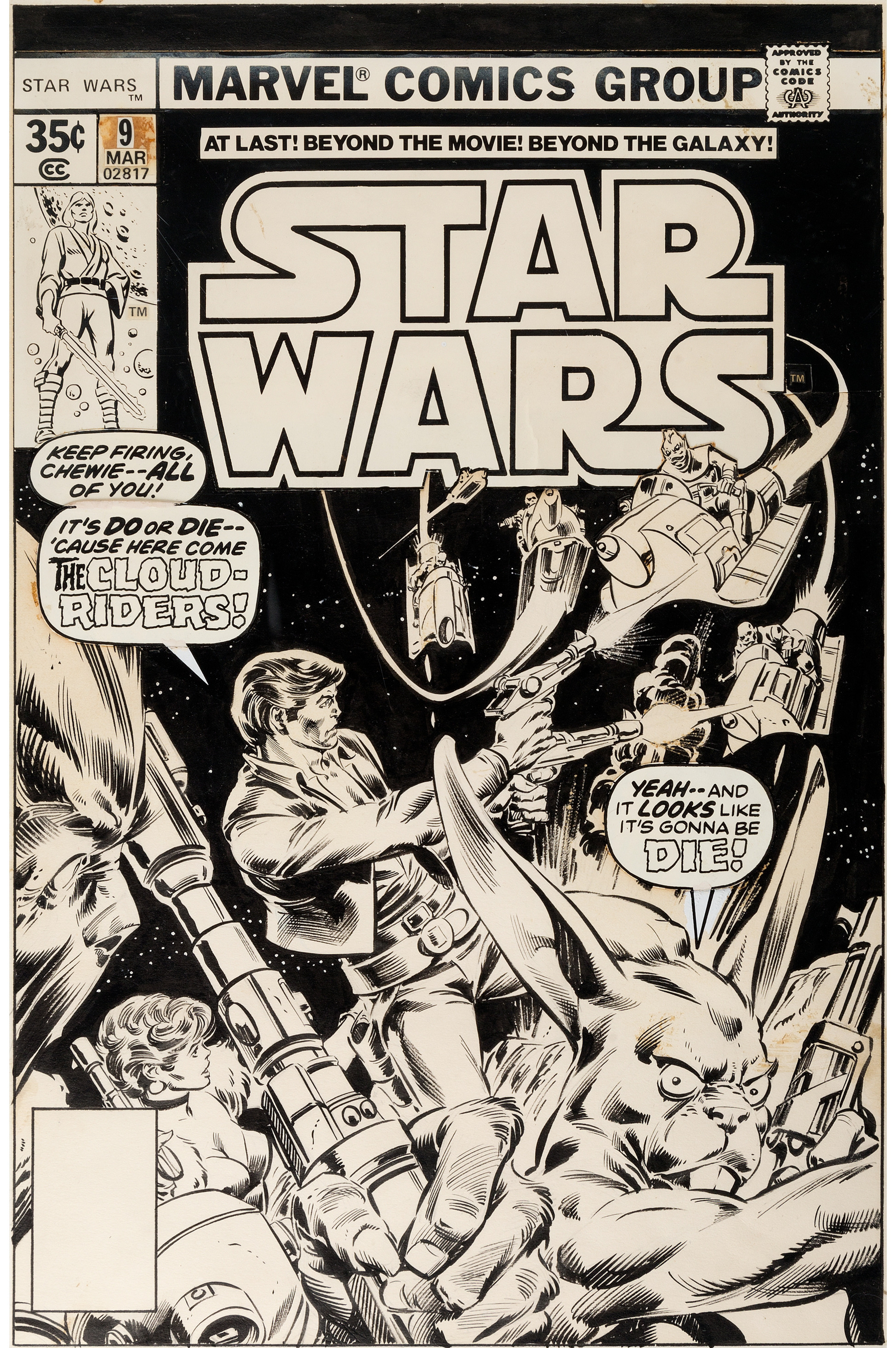 Star Wars #9 cover by Gil Kane