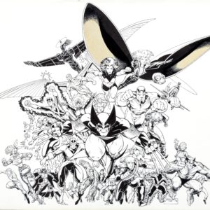 Jim Lee X-Men drawing