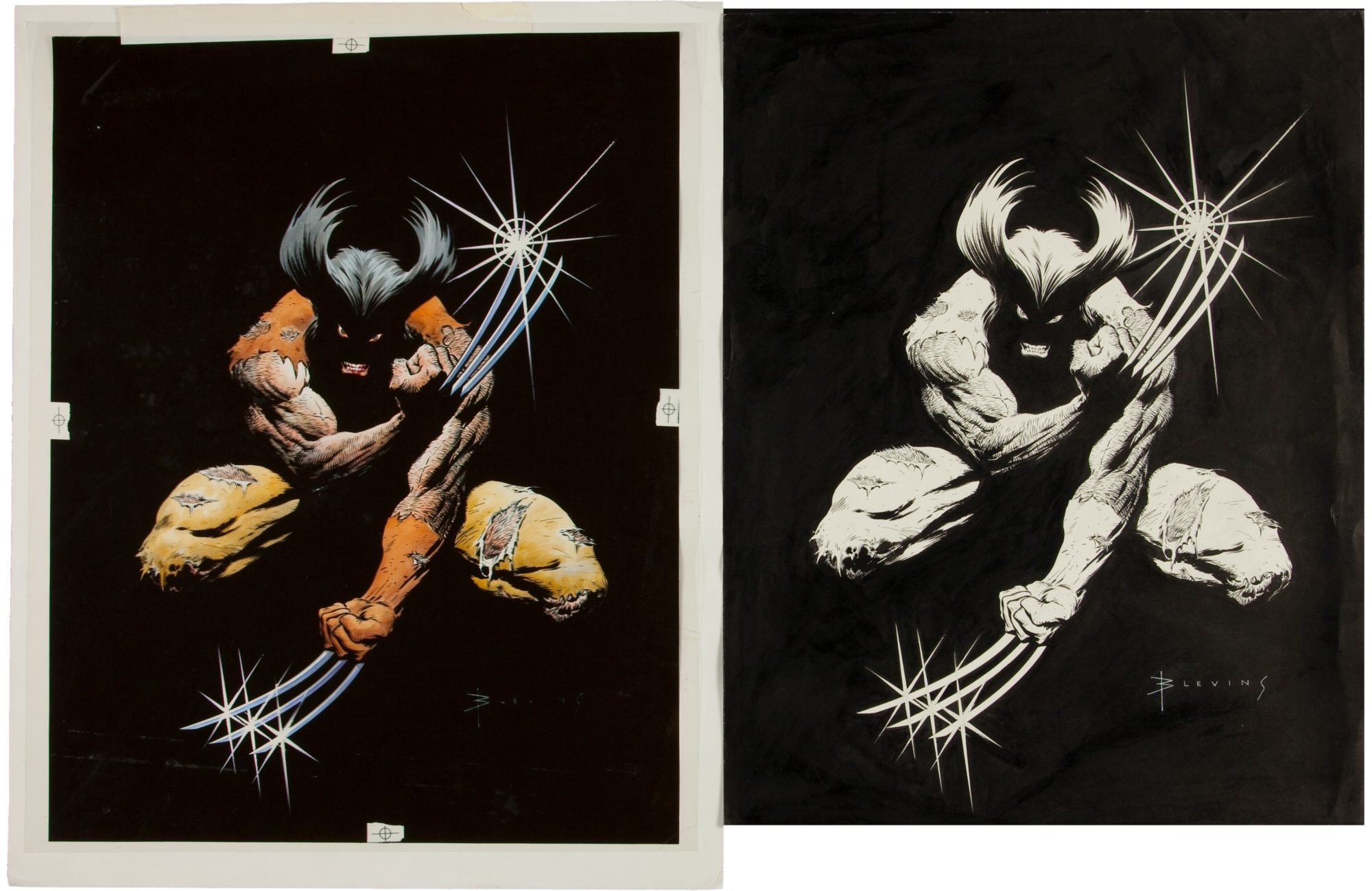 Bret Blevins Wolverine drawing