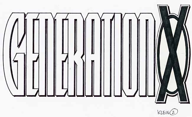 Todd Klein Generation X logo