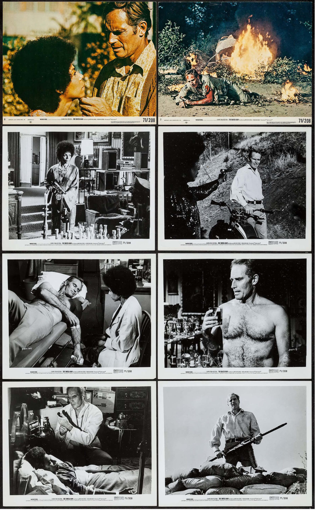 The Omega Man (1971) lobby cards