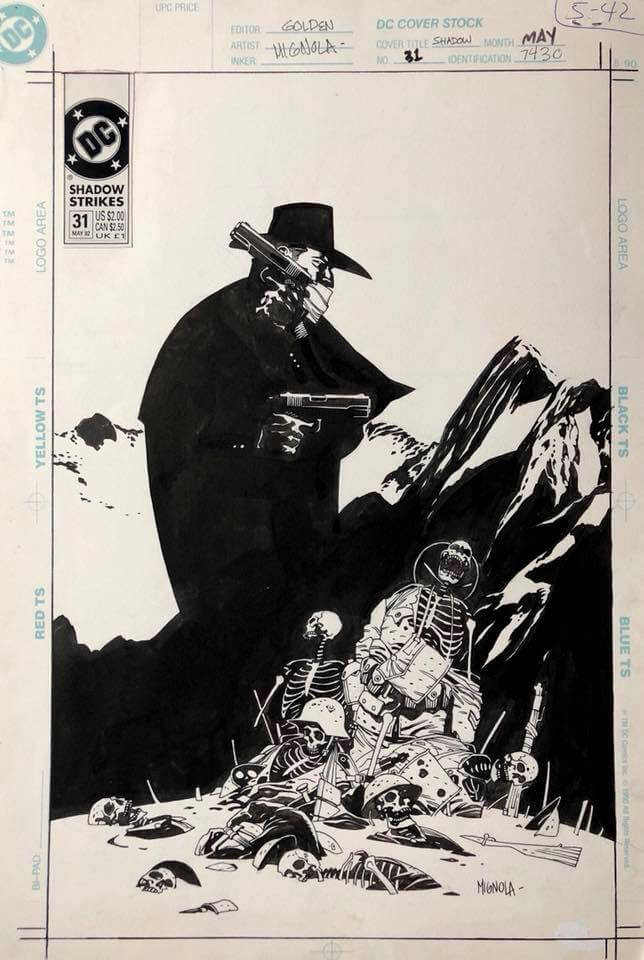 Mike Mignolia The Shadow Strikes #31 cover