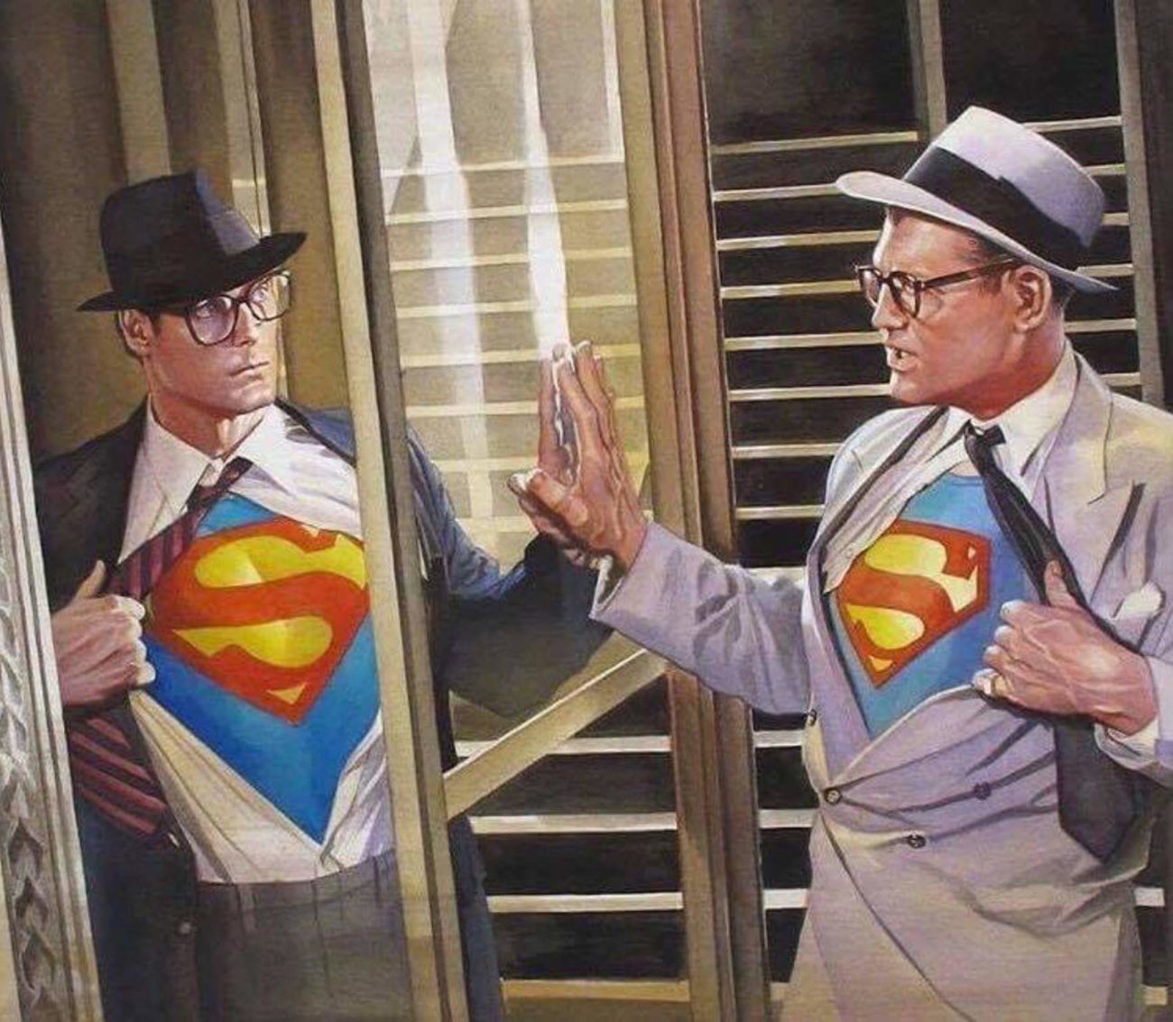 Alex Ross Superman painting