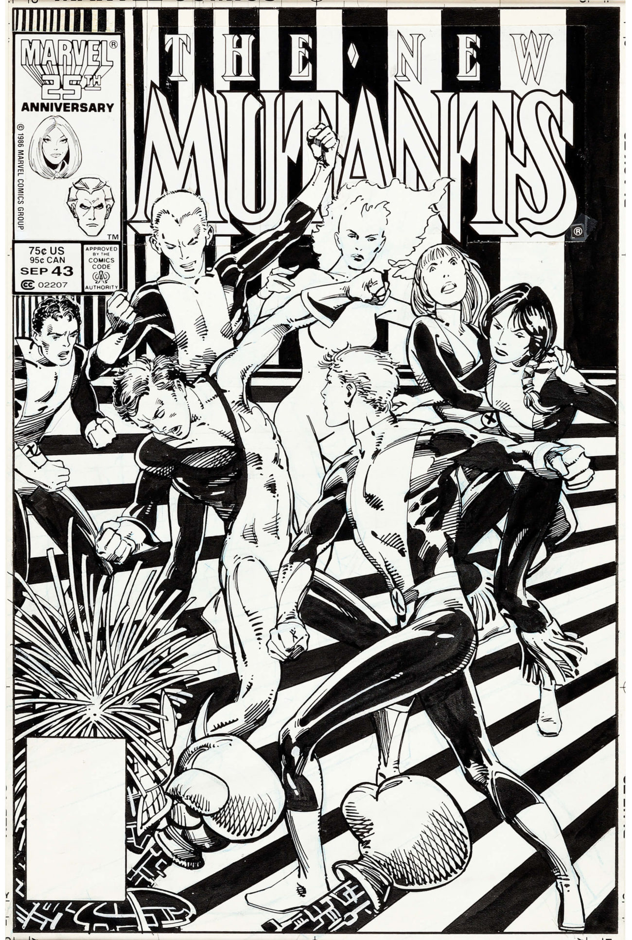 Barry Windsor-Smith New Mutants #43 Cover