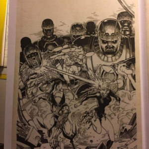 Arthur Adams X-Men drawing
