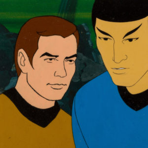 Star Trek The Animated Series Captain Kirk and Spock