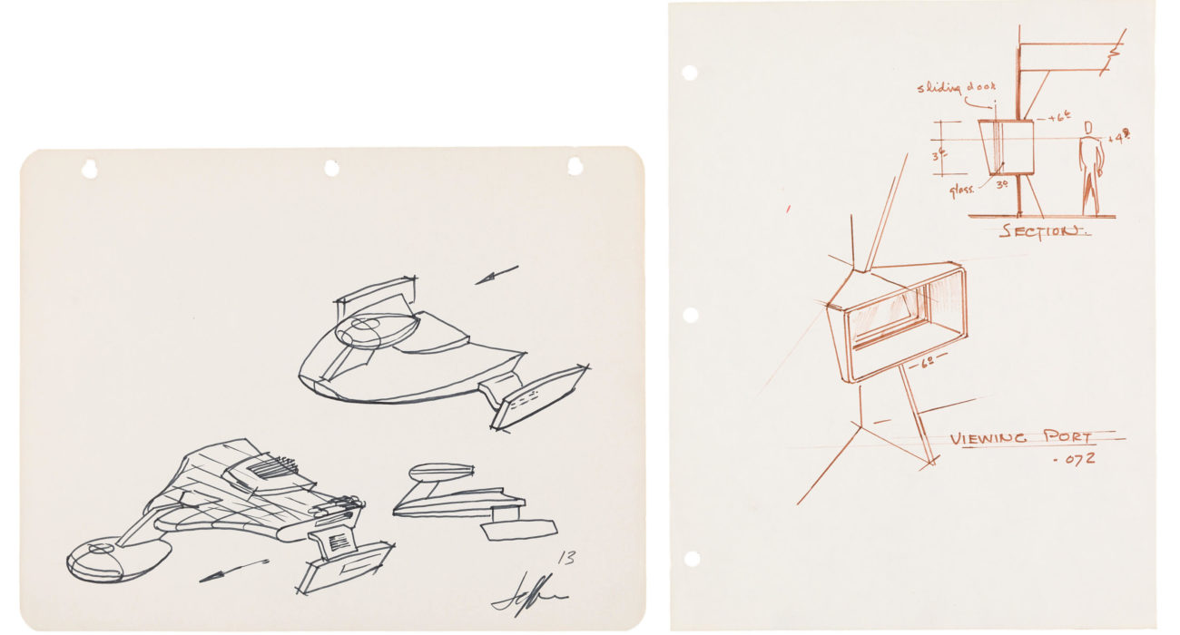 Star TrekThe Original Series Matt Jefferies sketches