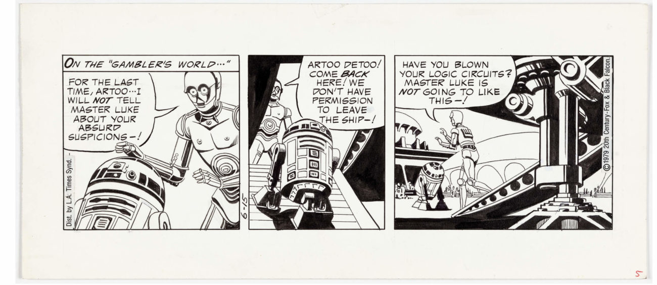 Russ Manning Star Wars Daily Comic Strip