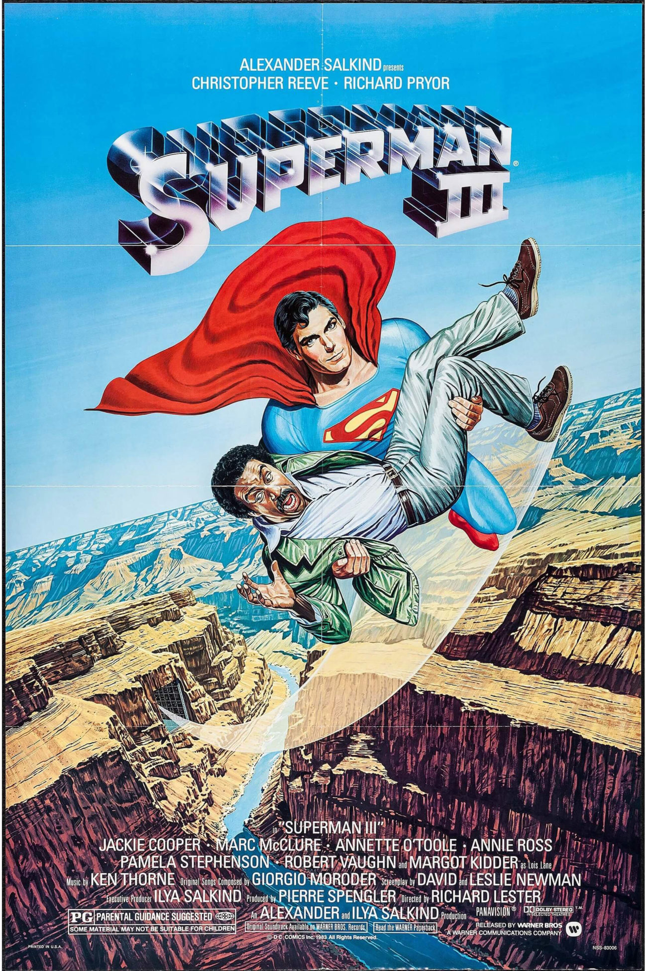 Superman III (1983) poster