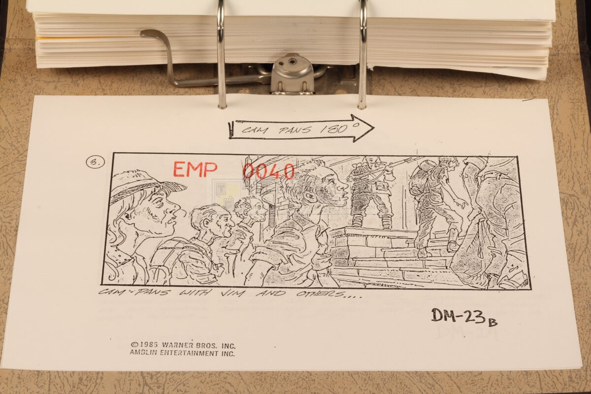 Empire of the Sun storyboards