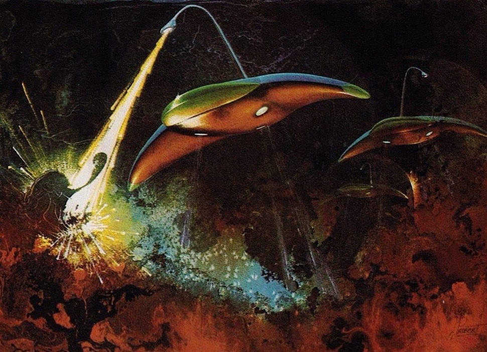 Andrew Probert War of the Worlds (1953) painting