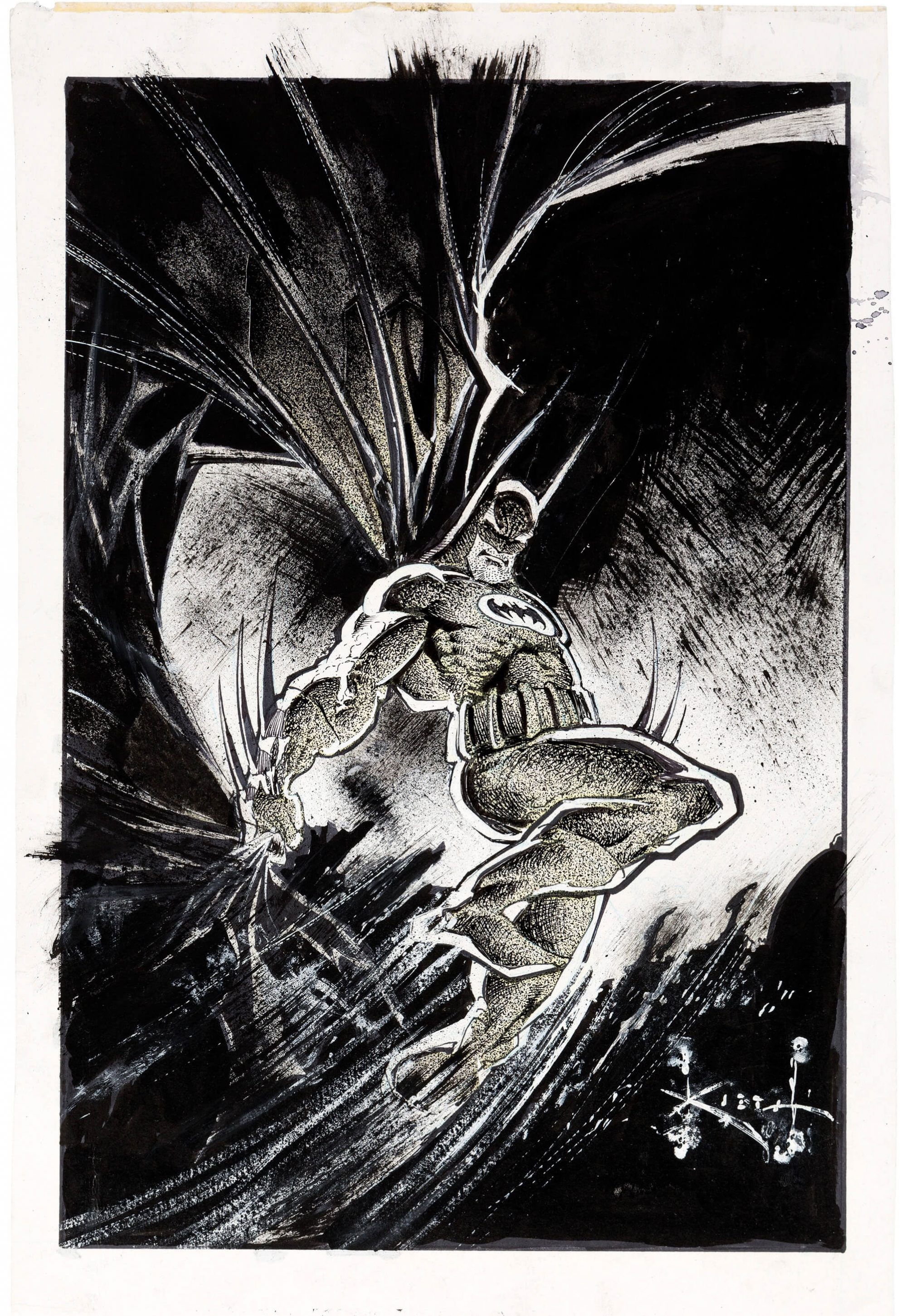 Sam Kieth Batman drawing