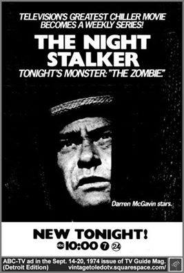 The Night Stalker TV series ad