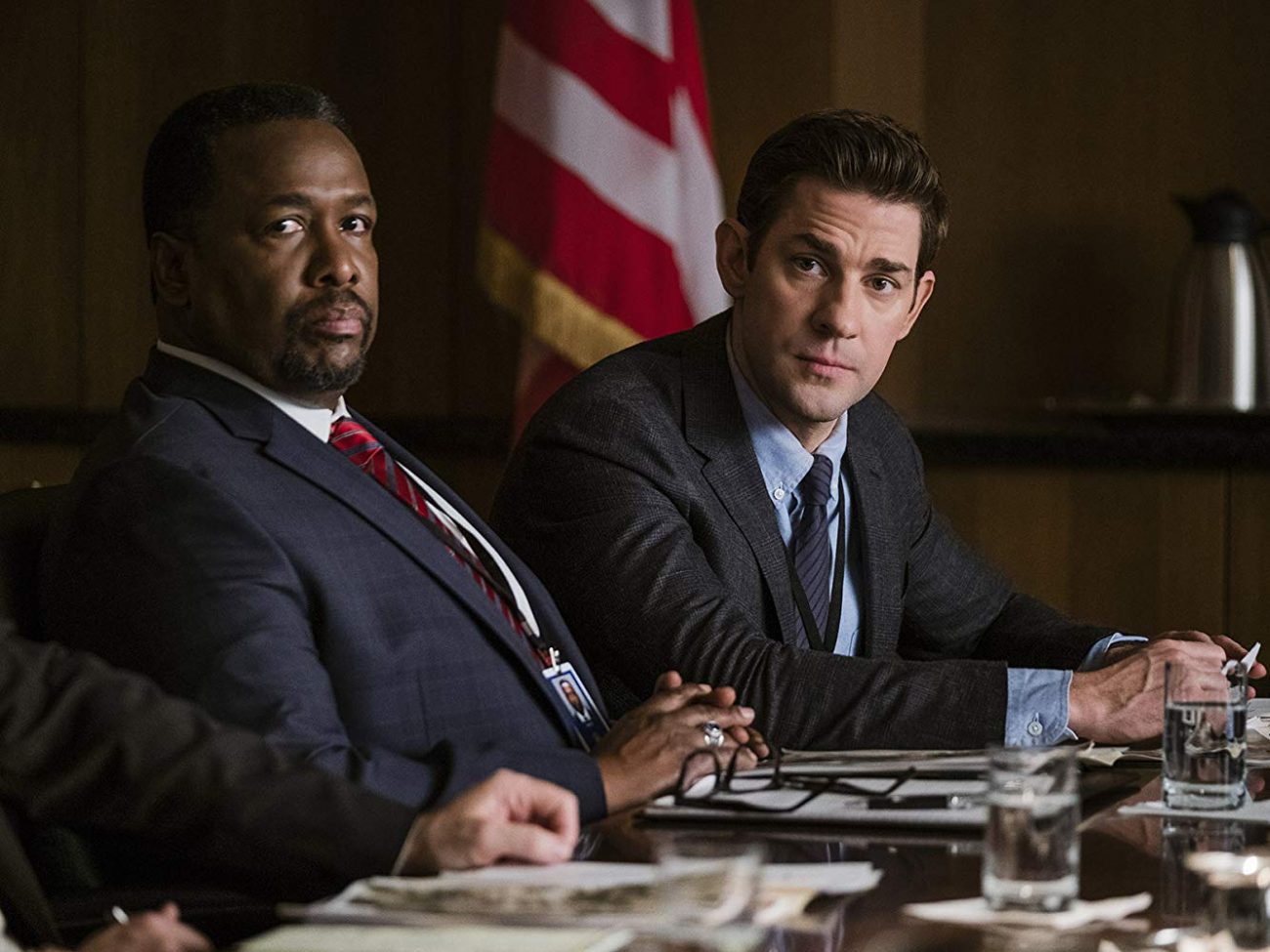 Wendell Pierce and John Krasinski in Jack Ryan