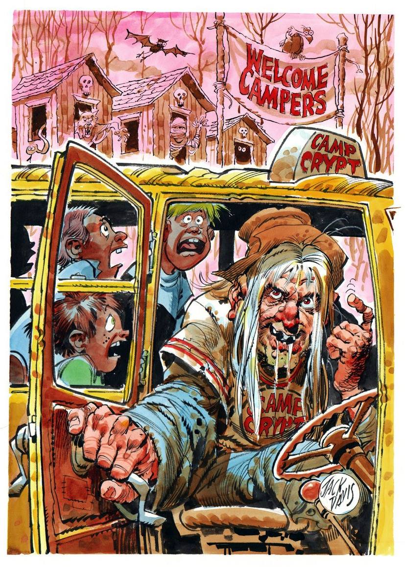 Jack Davis Tales from the Crypt drawing