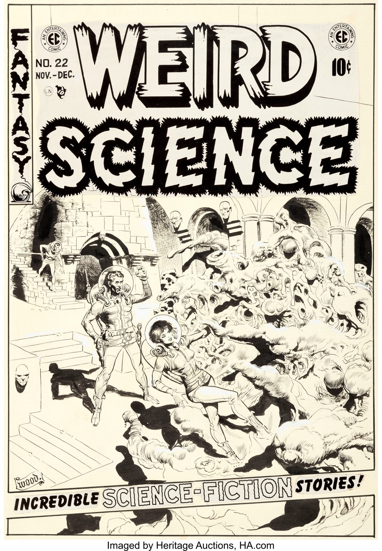 Wally Wood Weird Science #22 Cover