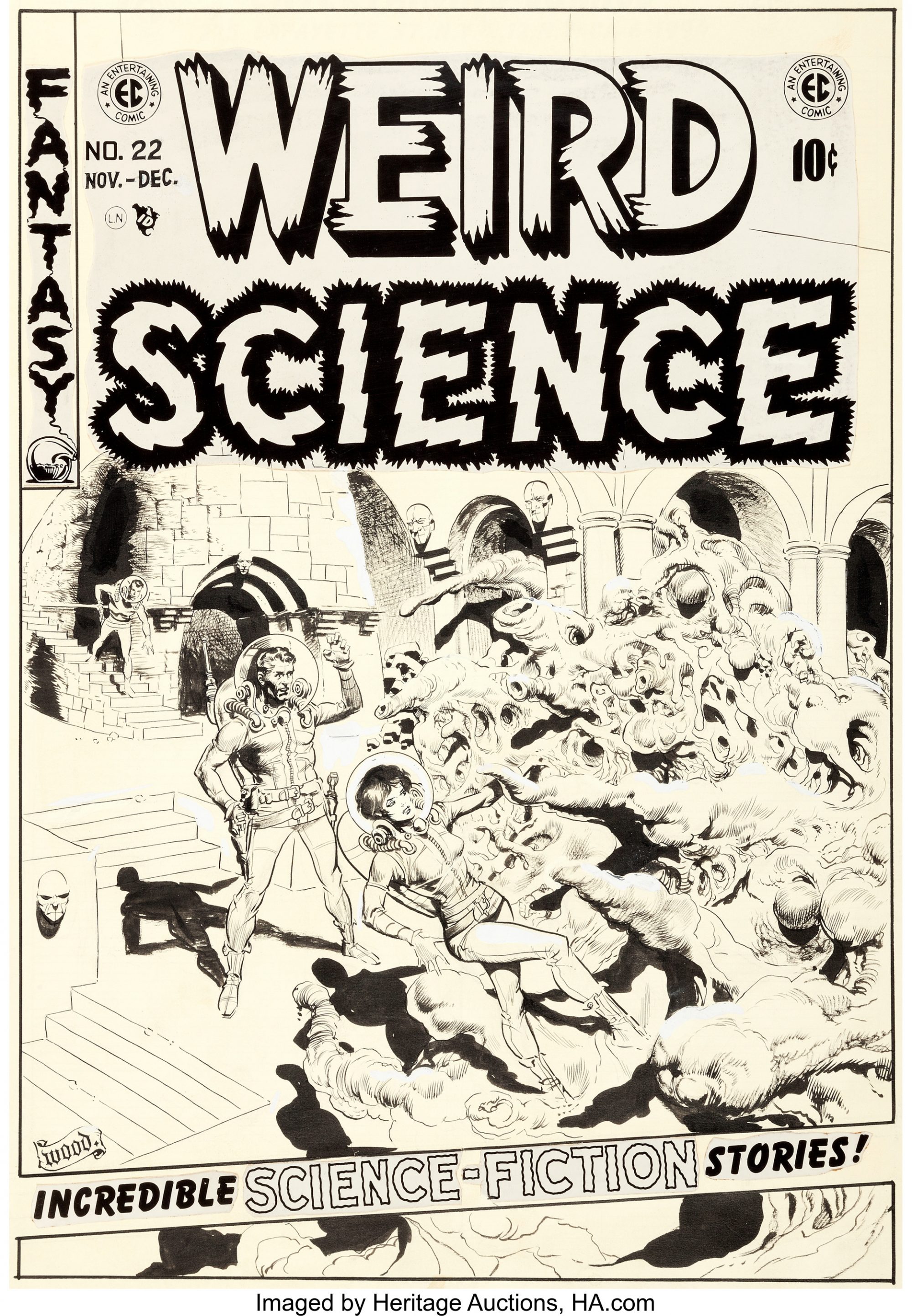 Wally Wood Weird Science #22 cover