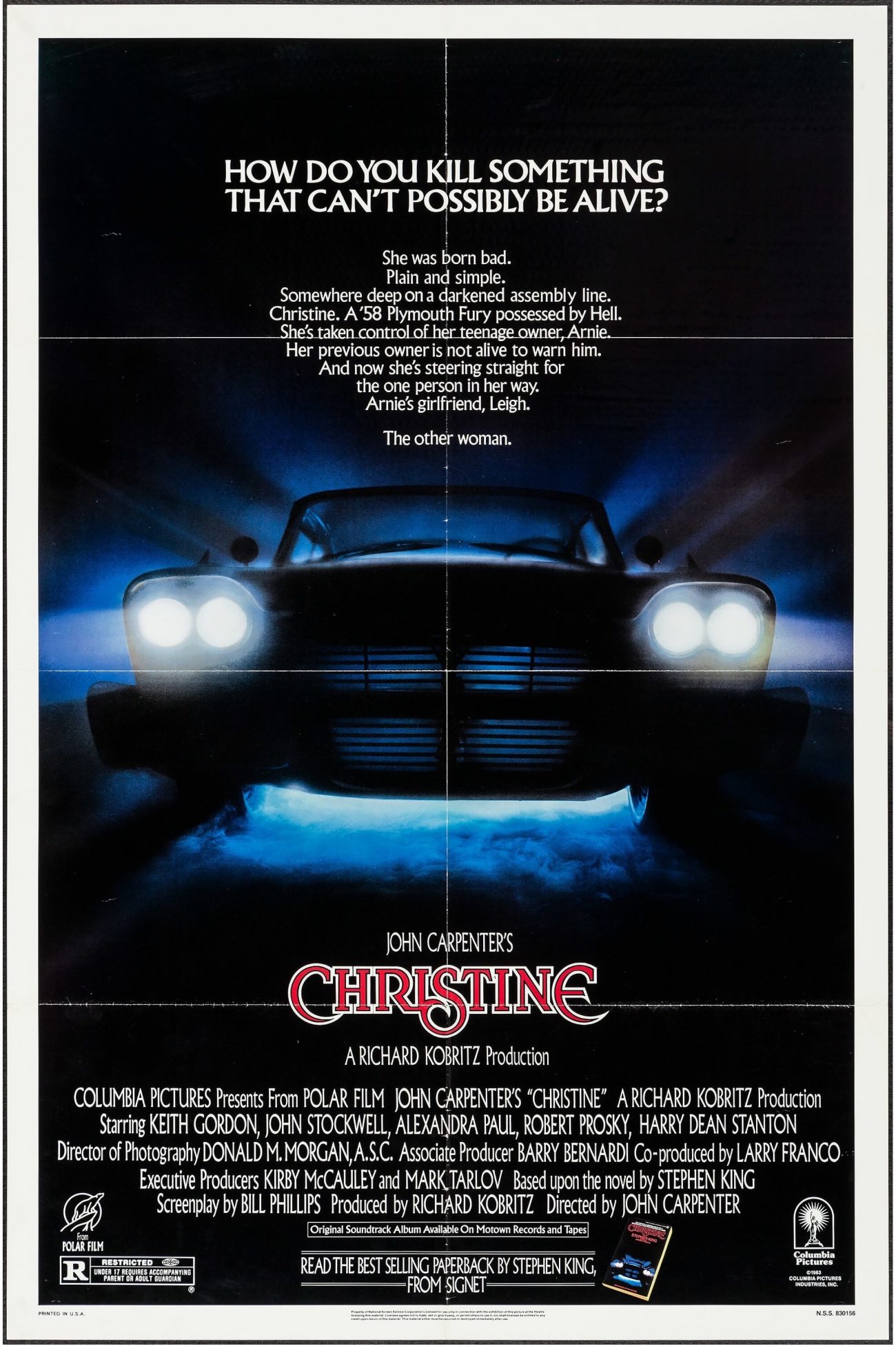 Christine (1983) movie poster