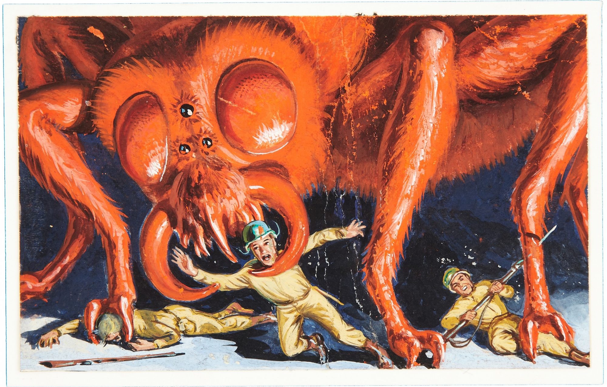 Mars Attacks (1962) #42 “Hairy Fiend” original art
