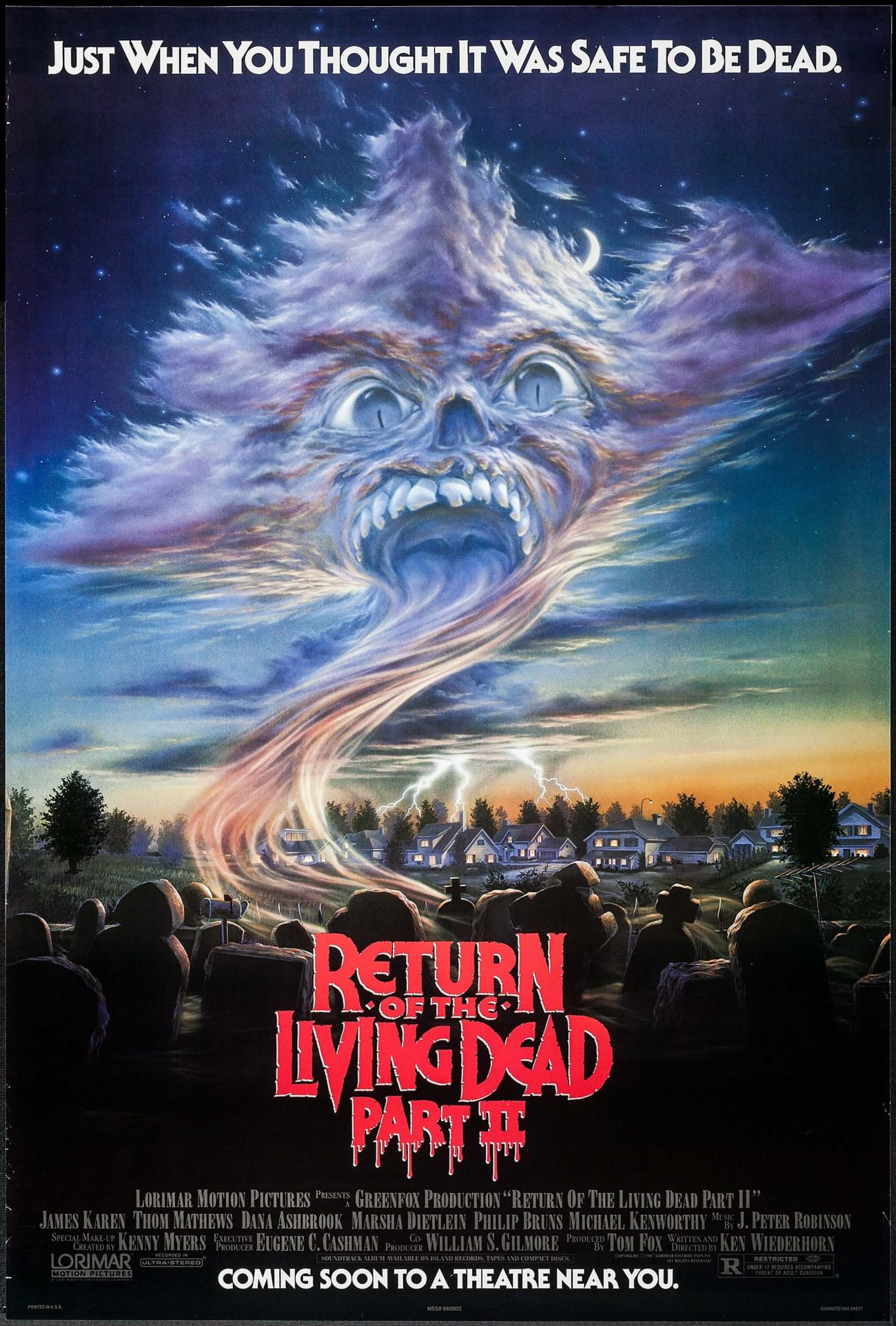 Return of the Living Dead Part II poster