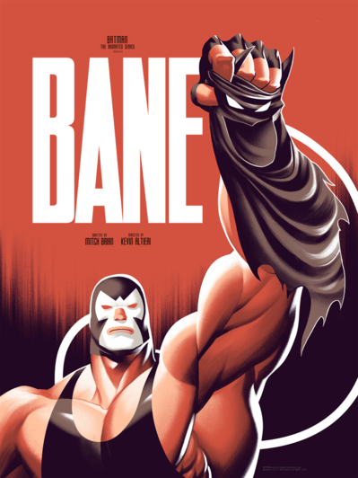 Mondo Posters Batman: The Animated Series Bane poster