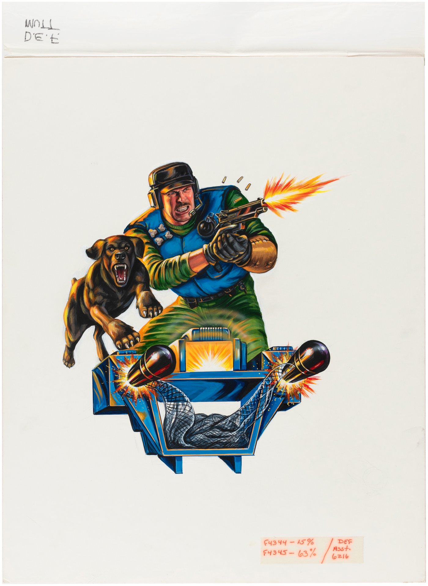 1992 Mutt & Junkyard card art by Doug Hart
