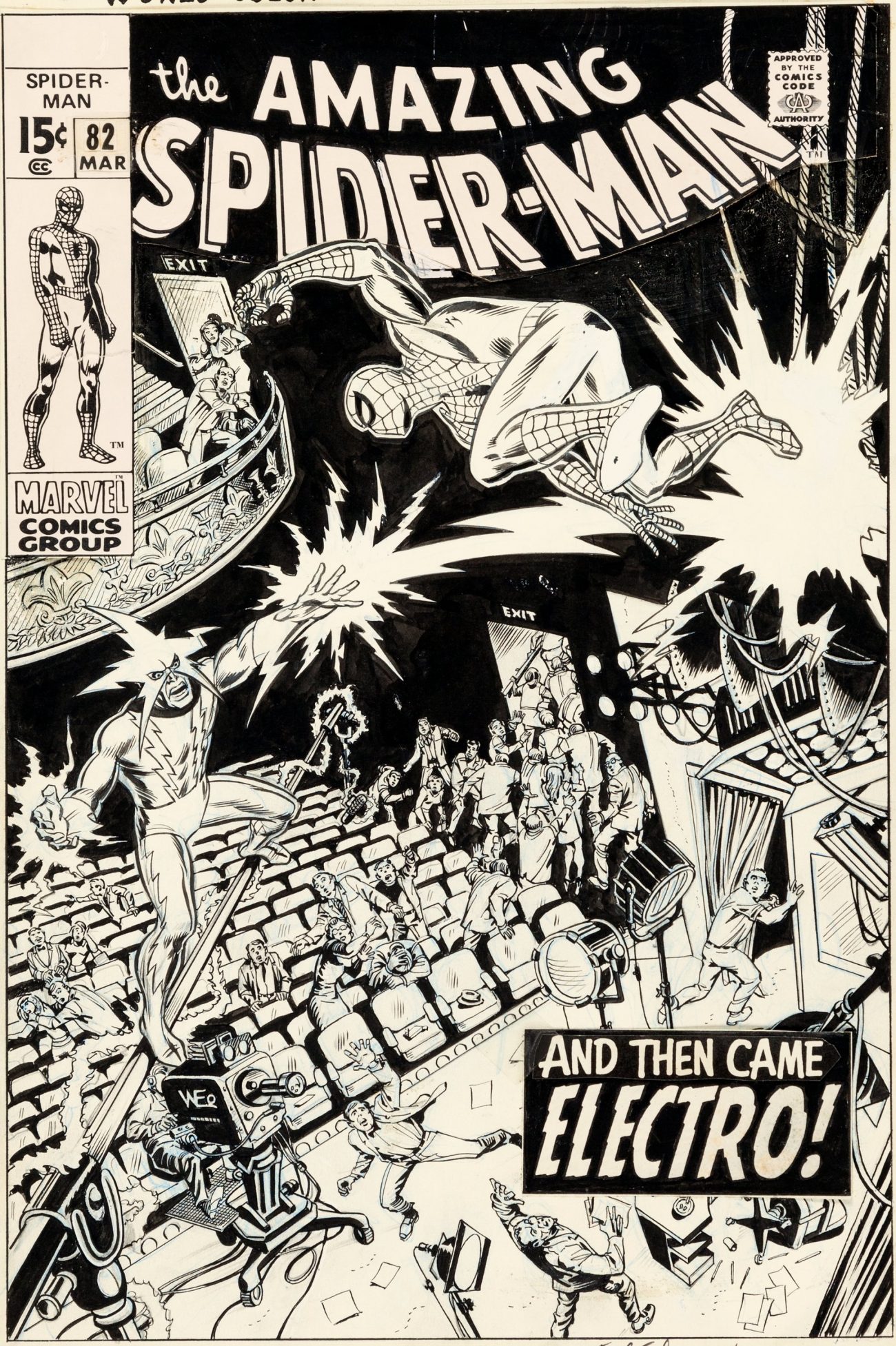 Marie Severin & John Romita The Amazing Spider-Man #82 cover