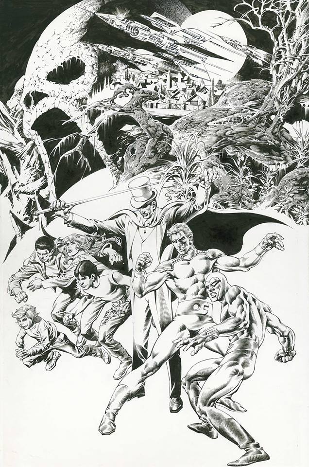 Rudy Nebres Defenders of the Earth drawing