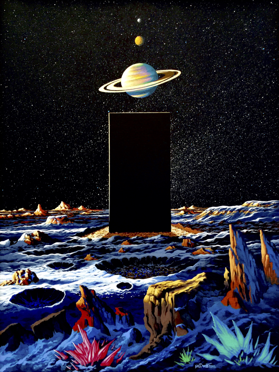 2001: A Space Odyssey novel artwork by Steve Dodd