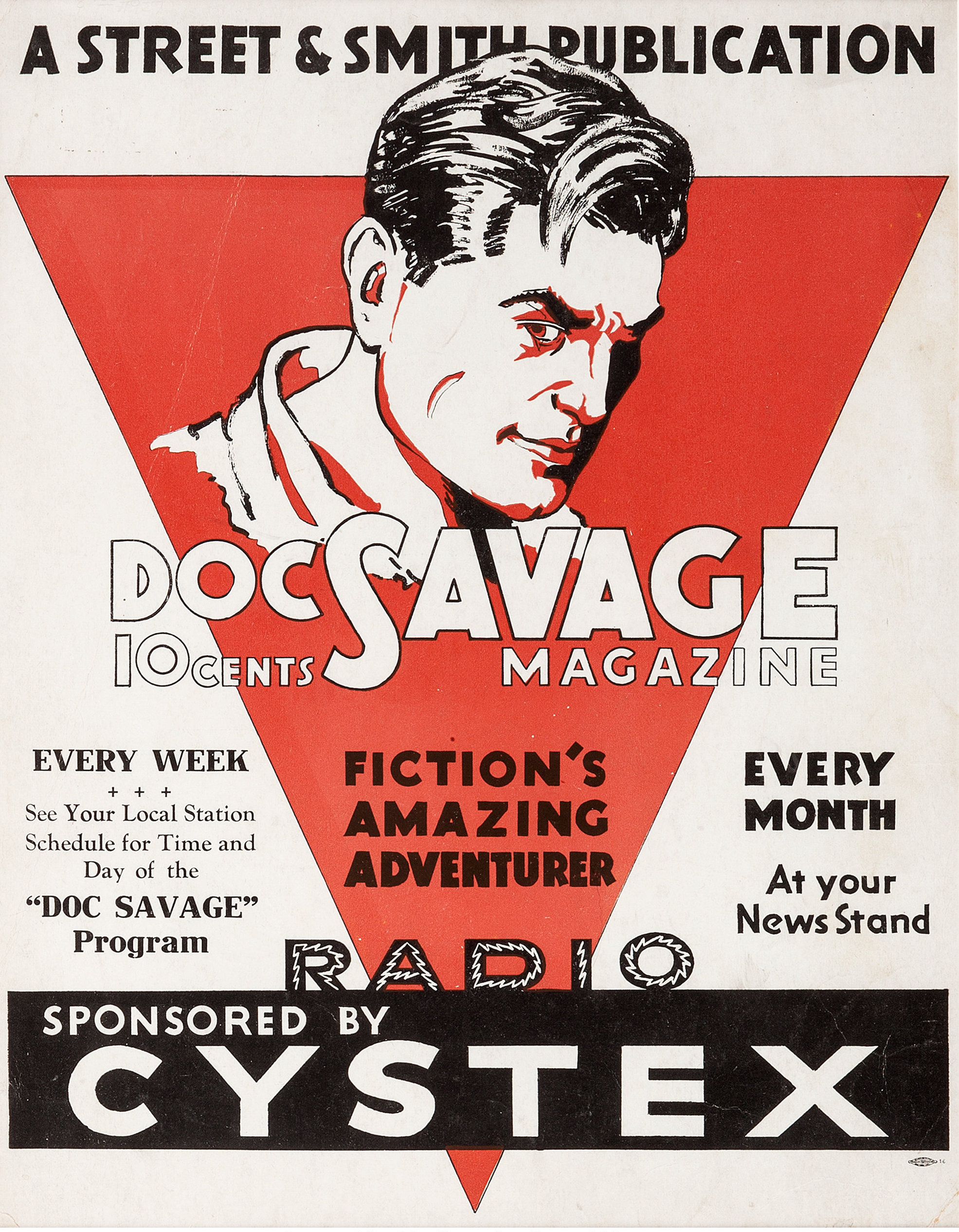 Doc Savage Pulp Advertisement (circa 1940s)