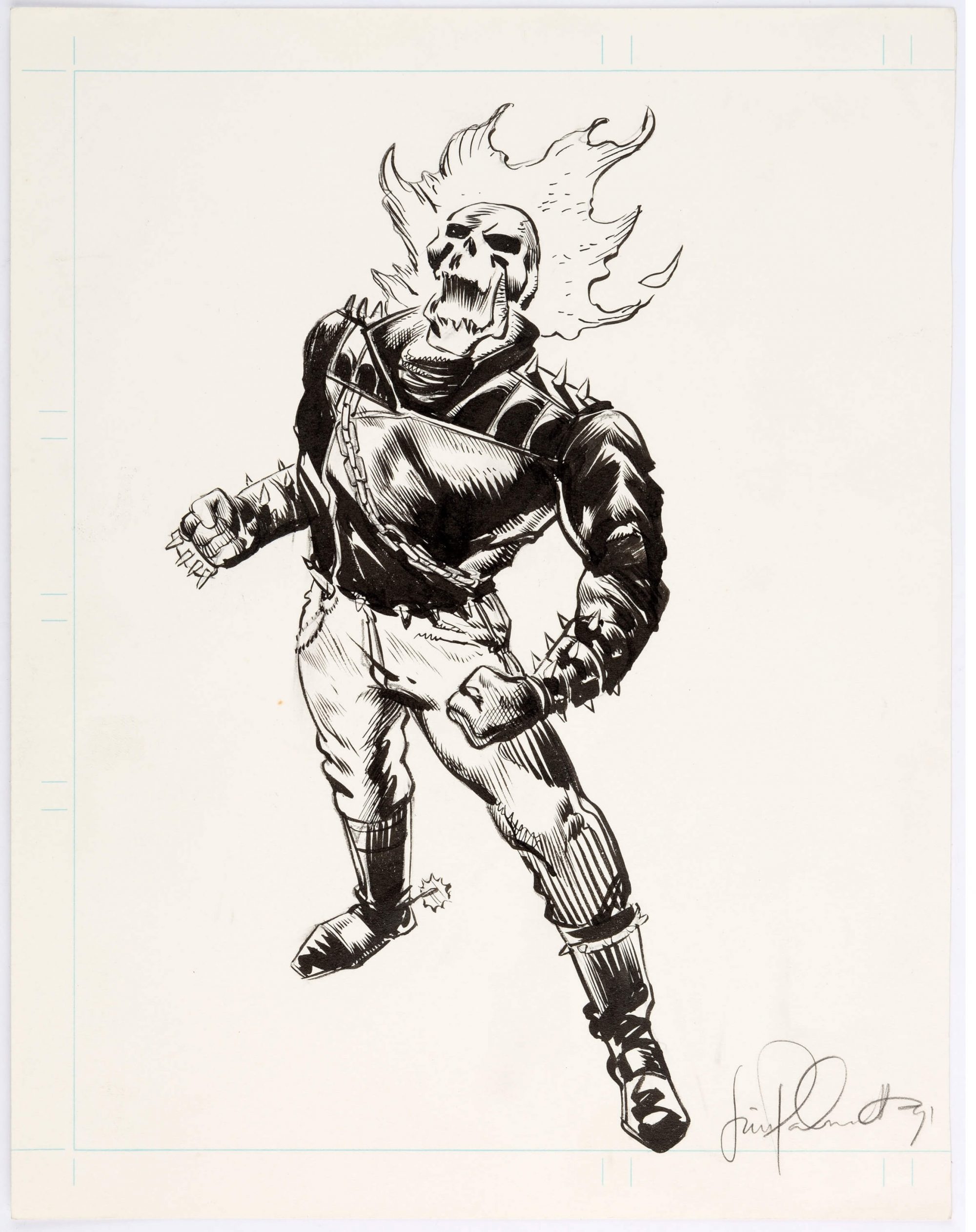 Jimmy Palmiotti Ghost Rider illustration