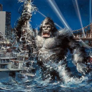 John Berkey King Kong (1976) movie poster artwork