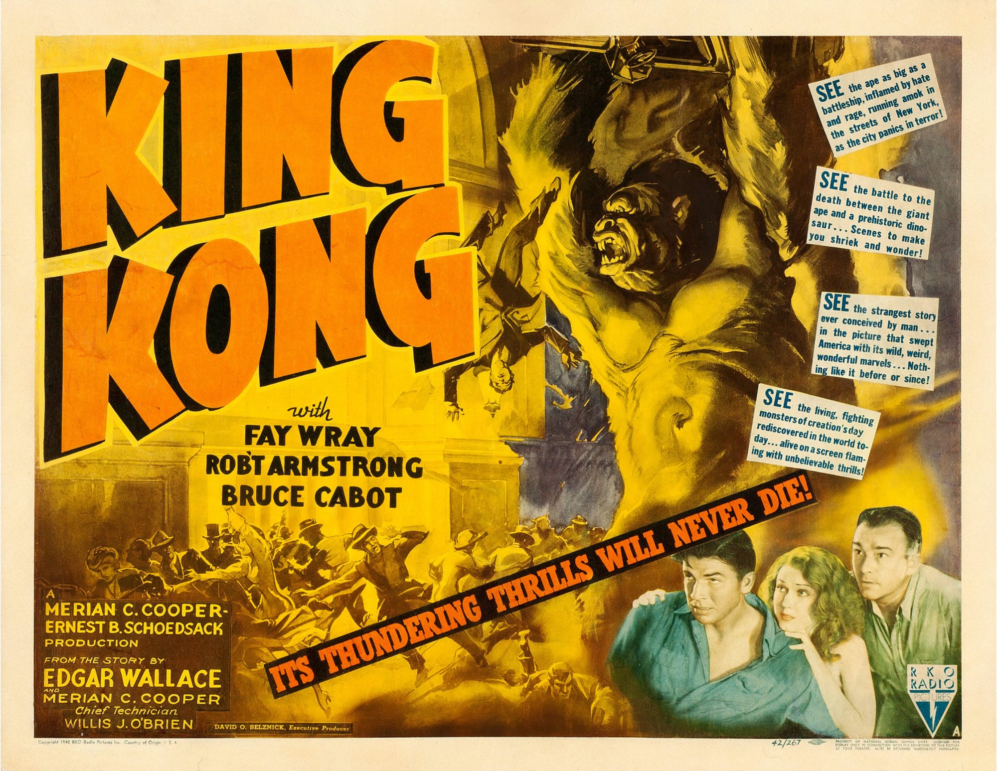 King Kong 1942 re-release poster