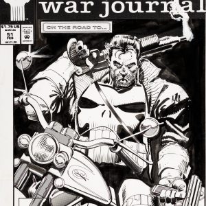 Ron Garney and Klaus Janson Punisher War Journal #51 Cover
