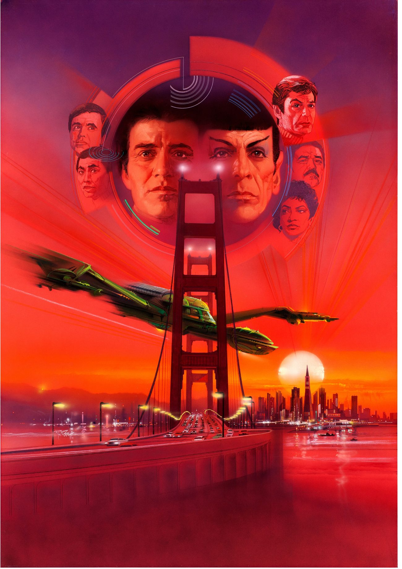 Star Trek IV The Voyage Home (1986) poster by Bob Peak