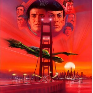 Star Trek IV The Voyage Home (1986) poster by Bob Peak