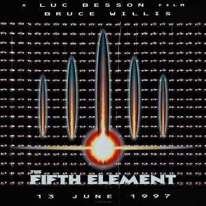 The Fifth Element (1997) Holographic British Quad poster