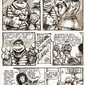 Kevin Eastman and Peter Laird Teenage Mutant Ninja Turtle page