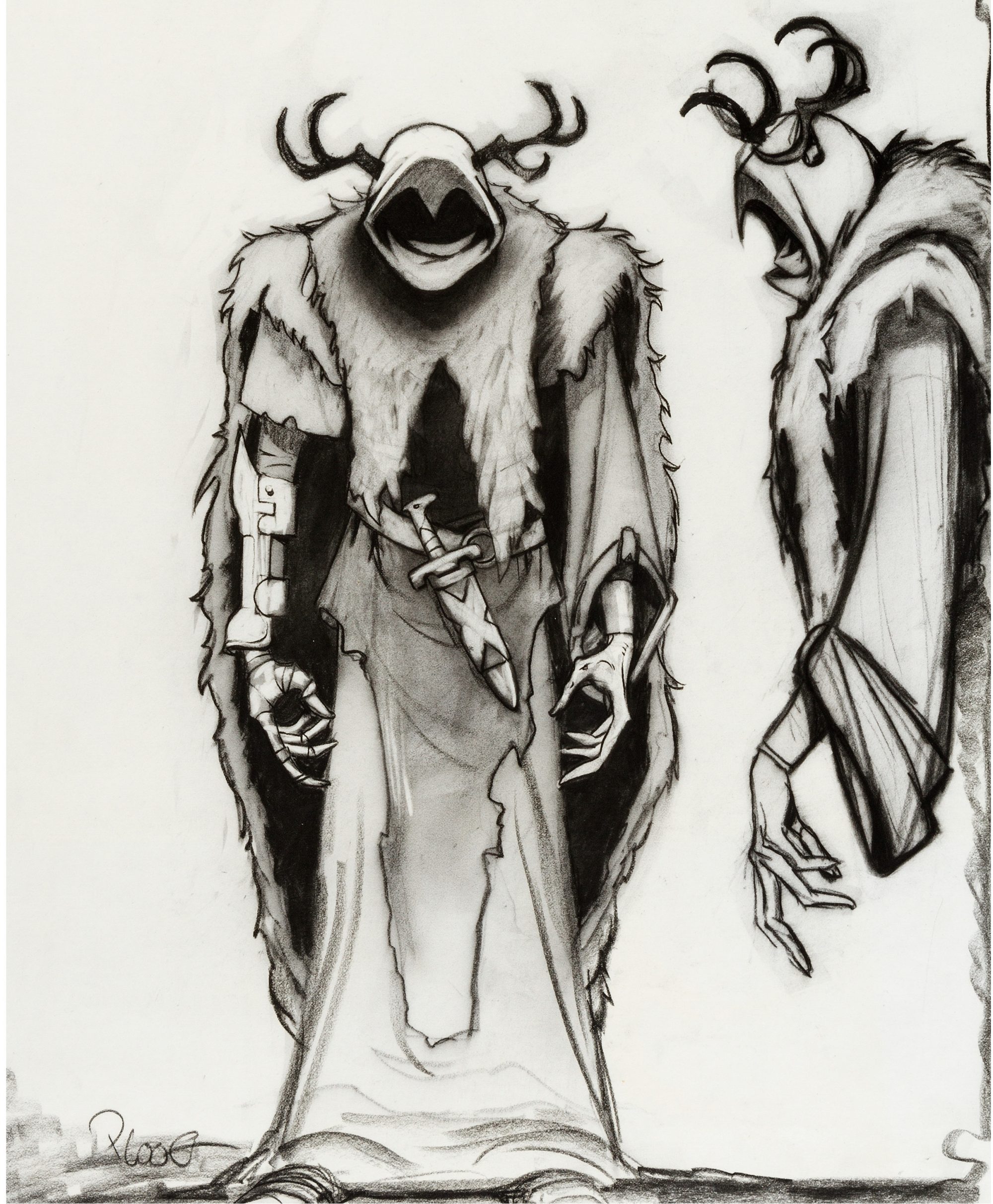 Mike Ploog The Black Cauldron (1985) concept art