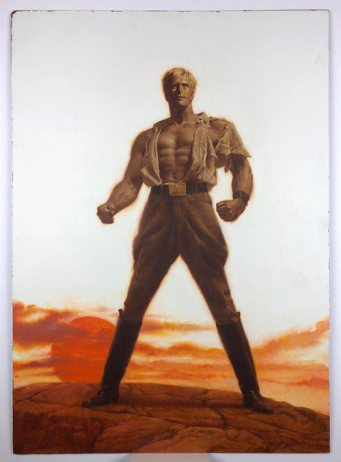Roger Kastel Doc Savage (1975) painting