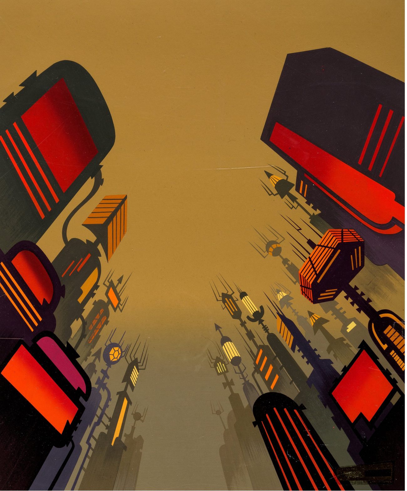 Samurai Jack Painted Production Background
