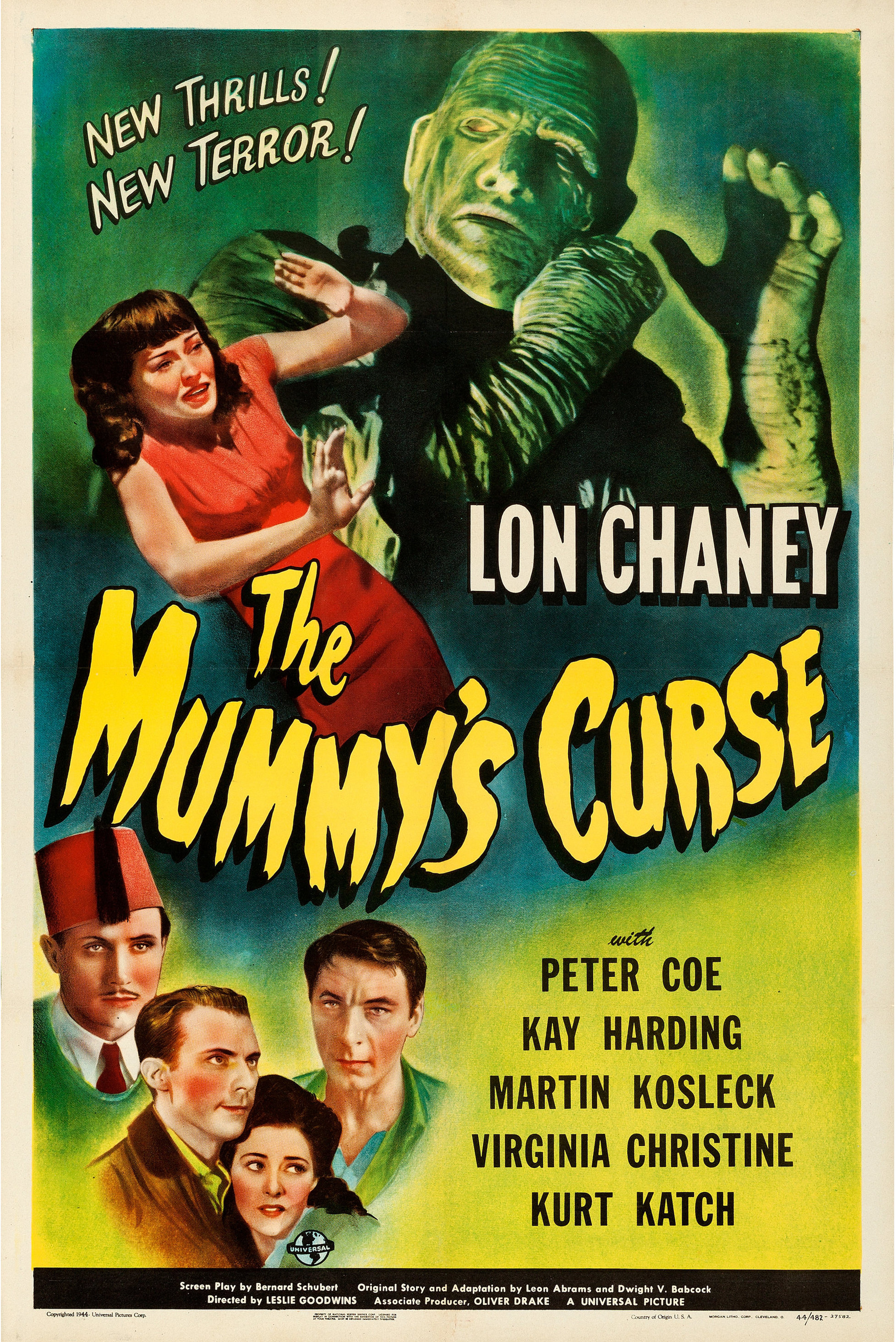 The Mummy’s Curse (1944) movie poster