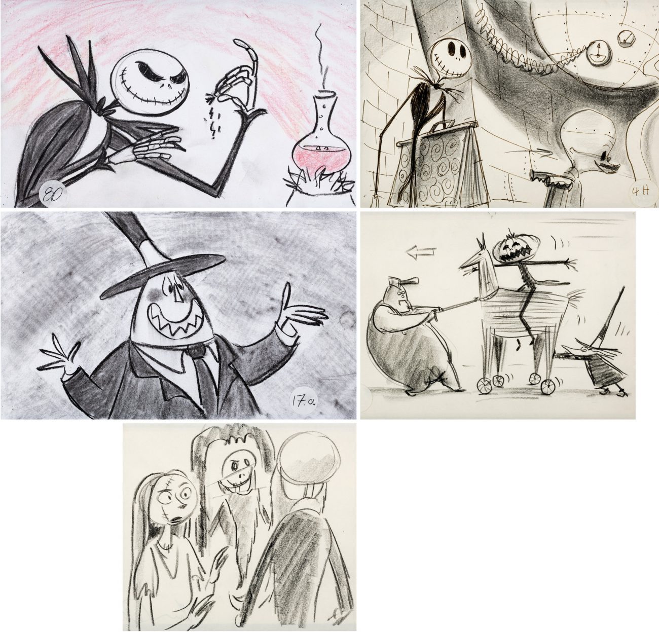 The Nightmare Before Christmas (1993) storyboard art